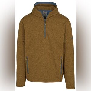 Ascend Expedition Quarter-Zip Fleece Long-Sleeve Hoodie size large